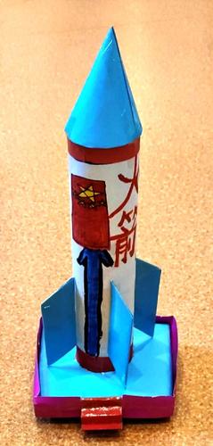 手工制作火箭模型 简单模型火箭的制作