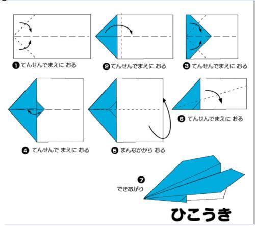 手工折纸飞机的步骤，怎么折纸飞机
