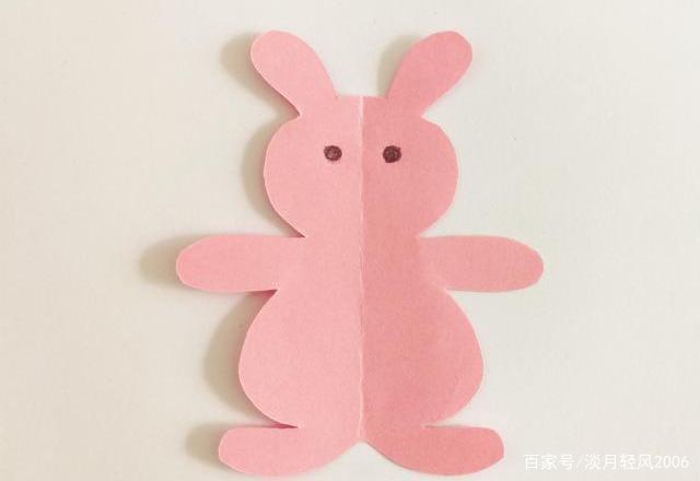 手工画兔子怎么画 怎么用彩纸做兔子